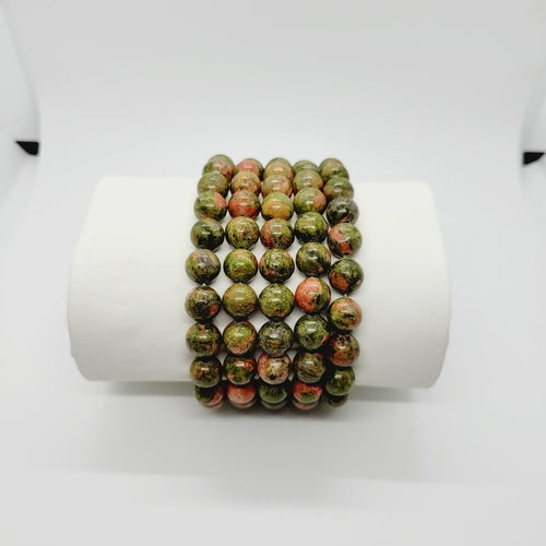 Unikite Jasper Stone Bracelets Metaphysical Reiki Boho
